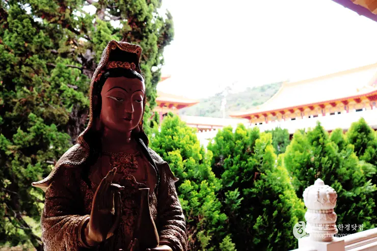 극락왕생의 꿈, 미국의 불교 사원(Hsi Lai Templ)에 가다.