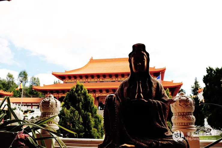 극락왕생의 꿈, 미국의 불교 사원(Hsi Lai Templ)에 가다.