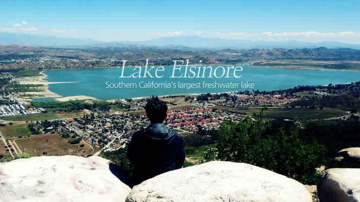 드라이브 코스 끝자락에서 만난 “레이크 엘시노어”