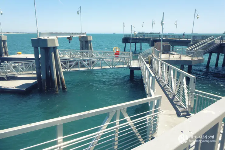 롱비치, 벨몬트 피어(Belmont Pier) 에서 낚시를 즐기다.