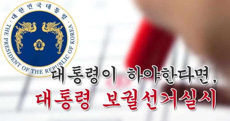 대통령이 하야 한다면 그 이후에는? 대통령 보궐선거