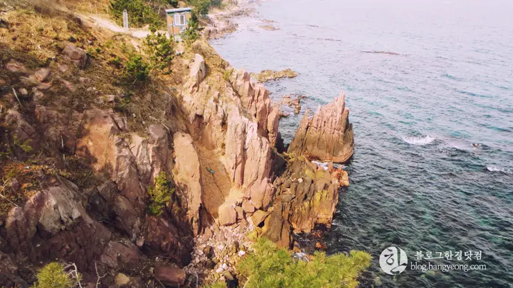 포항여행, 칠포-구도 해안 트레킹 코스 (동해안 연안 녹색길, 해오름 전망대)