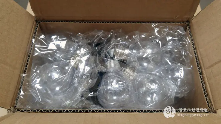 알리익스프레스 스트링 LED 전구, 저렴하고 빠른 배송에 놀람