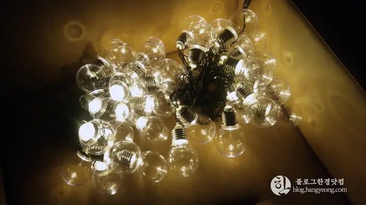 알리익스프레스 스트링 LED 전구, 저렴하고 빠른 배송에 놀람