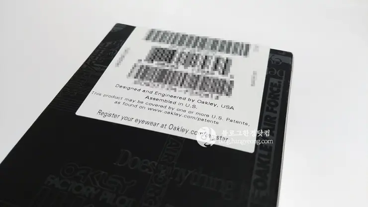 오클리 씬링크 아시안핏 블랙 이리듐 렌즈 (OAKLEY THINLINK Black Iridium) 수령 후기