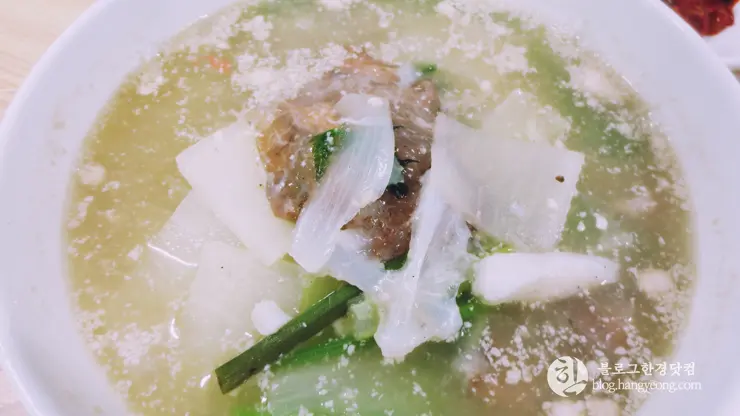 경북 울진 물곰탕 전문점 대우수산, 속이 확 풀리는 시원한 국물