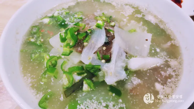 경북 울진 물곰탕 전문점 대우수산, 속이 확 풀리는 시원한 국물