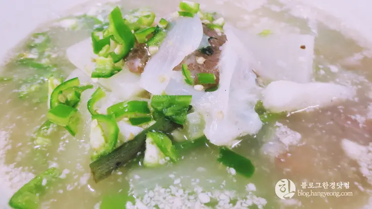 경북 울진 물곰탕 전문점 대우수산, 속이 확 풀리는 시원한 국물