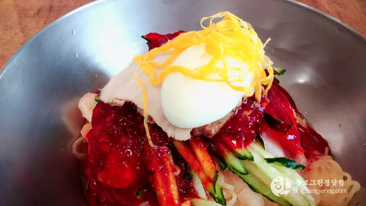 포항 환호동 부산밀면, 뜨거운 여름 더위를 식혀준다.