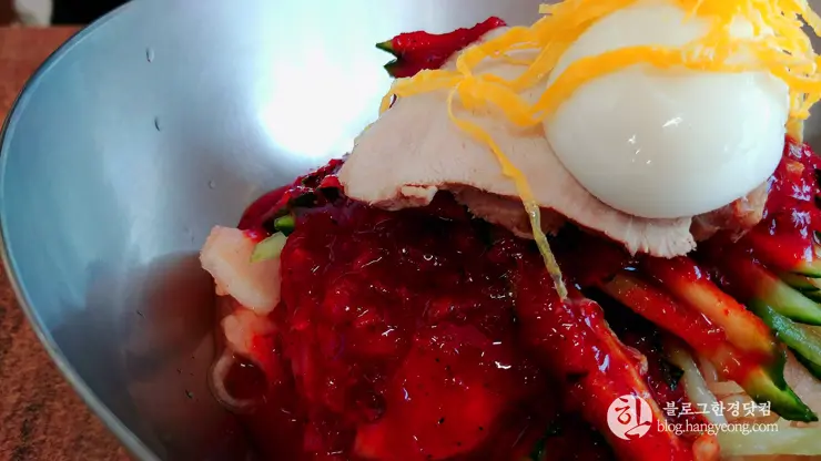 포항 환호동 부산밀면, 뜨거운 여름 더위를 식혀준다.