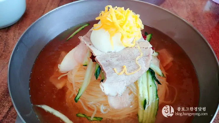 포항 환호동 부산밀면, 뜨거운 여름 더위를 식혀준다.