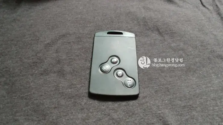 뉴 SM3, SM5, SM7 카드형 스마트키 배터리 교체 방법