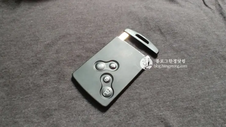 뉴 SM3, SM5, SM7 카드형 스마트키 배터리 교체 방법