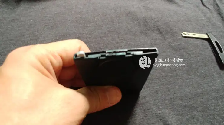 뉴 SM3, SM5, SM7 카드형 스마트키 배터리 교체 방법