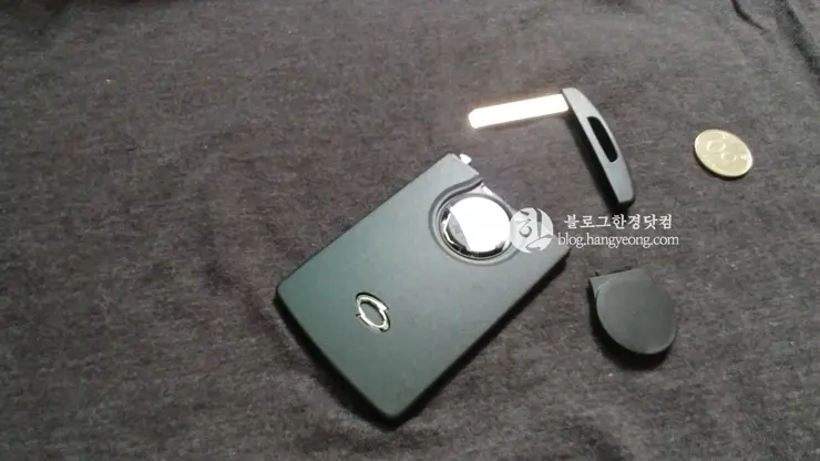 뉴 SM3, SM5, SM7 카드형 스마트키 배터리 교체 방법