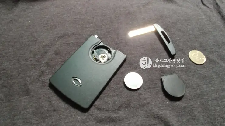 뉴 SM3, SM5, SM7 카드형 스마트키 배터리 교체 방법