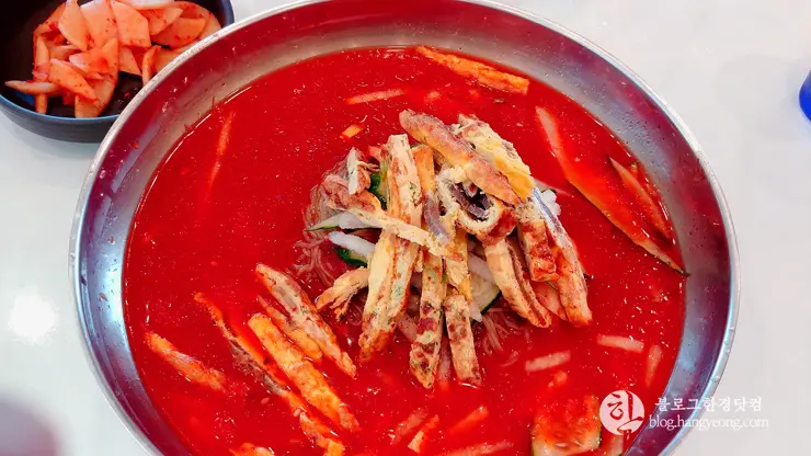 포항 오천 동화면옥, 얼큰하고 단백한 육수와 고소한 육전 그리고 쫄깃한 냉면