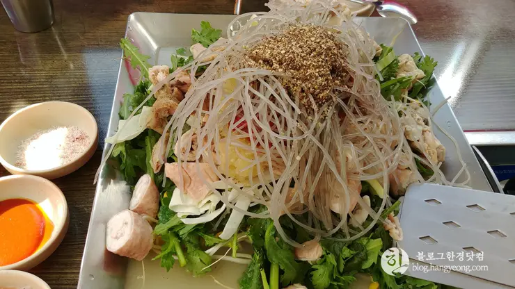 청주 내덕동 (안덕벌) 청천순대, 매콤 단백 고소한 곱창막창볶음