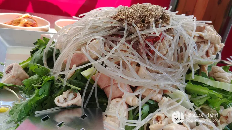 청주 내덕동 (안덕벌) 청천순대, 매콤 단백 고소한 곱창막창볶음