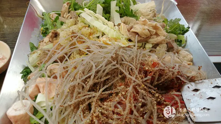 청주 내덕동 (안덕벌) 청천순대, 매콤 단백 고소한 곱창막창볶음