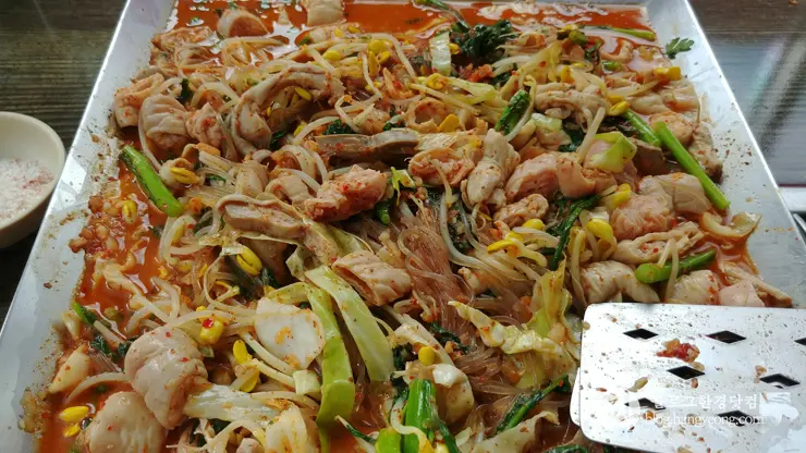 청주 내덕동 (안덕벌) 청천순대, 매콤 단백 고소한 곱창막창볶음