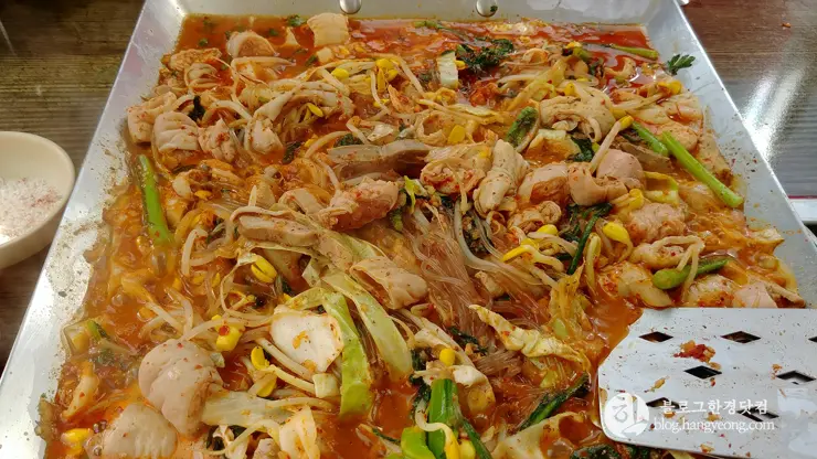 청주 내덕동 (안덕벌) 청천순대, 매콤 단백 고소한 곱창막창볶음