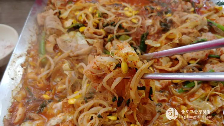 청주 내덕동 (안덕벌) 청천순대, 매콤 단백 고소한 곱창막창볶음