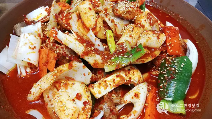 청주 육거리 성안길 맛집, 황할머니 갈비찌개 매콤 갈비찜