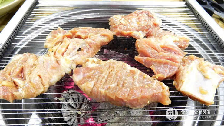 충남 아산, 찬가수원갈비, 갈비는 숯불에 구워야 제맛 갈비 맛집