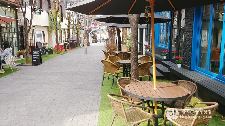 경기도 용인 보정동 카페문화의 거리, 개성 넘치는 카페가 즐비한 곳