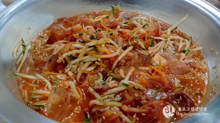 서울 노원구 상계역 인근 중계동 물회 맛집, 부부횟집