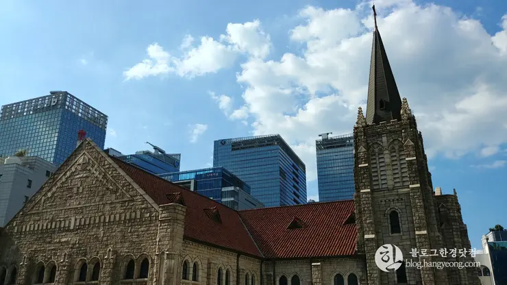 영락교회 예배당, 서울특별시 중구 멋있는 석조 건축물