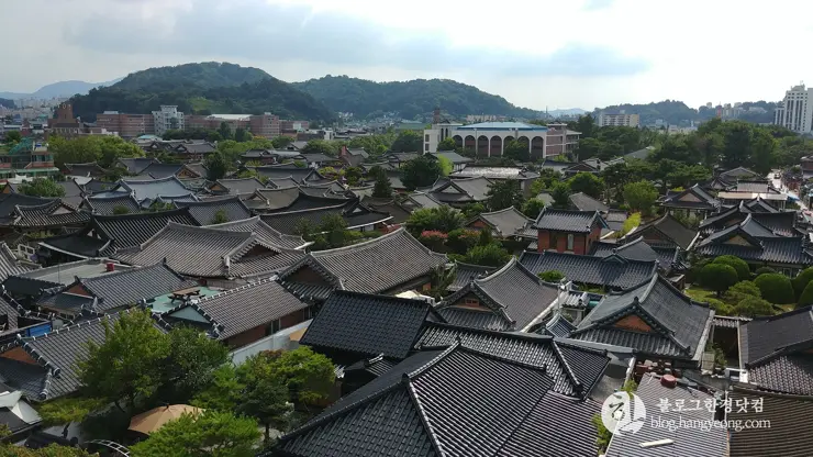 카페 전망, 전주 한옥마을을 한눈에 내려다볼 수 있는 카페