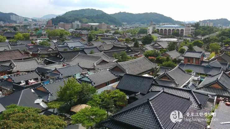 카페 전망, 전주 한옥마을을 한눈에 내려다볼 수 있는 카페