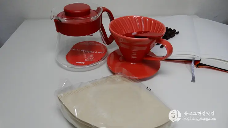 핸드드립 입문 장비구매 후기, 칼리타 핸드밀 KH-3, 하리오 VDS-3012