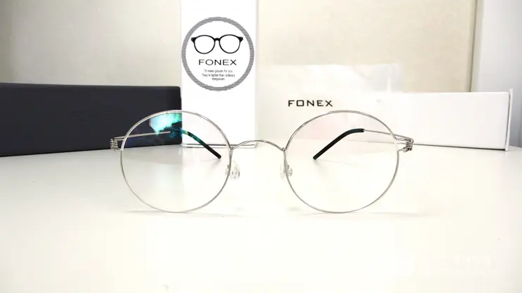 알리익스프레스 Fonex 포넥스 안경테 은테 금테 후기, 린드버그st 문재인 대통령 안경테