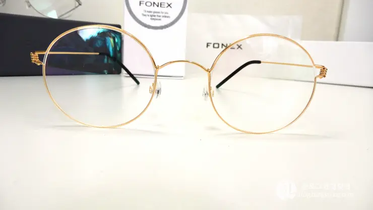 알리익스프레스 Fonex 포넥스 안경테 은테 금테 후기, 린드버그st 문재인 대통령 안경테
