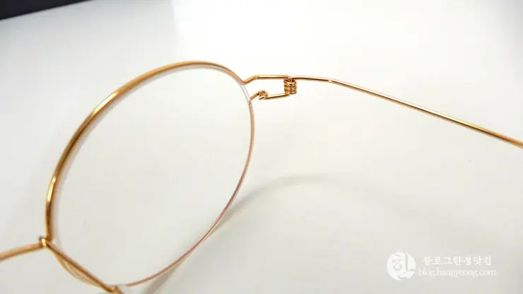 알리익스프레스 Fonex 포넥스 안경테 은테 금테 후기, 린드버그st 문재인 대통령 안경테