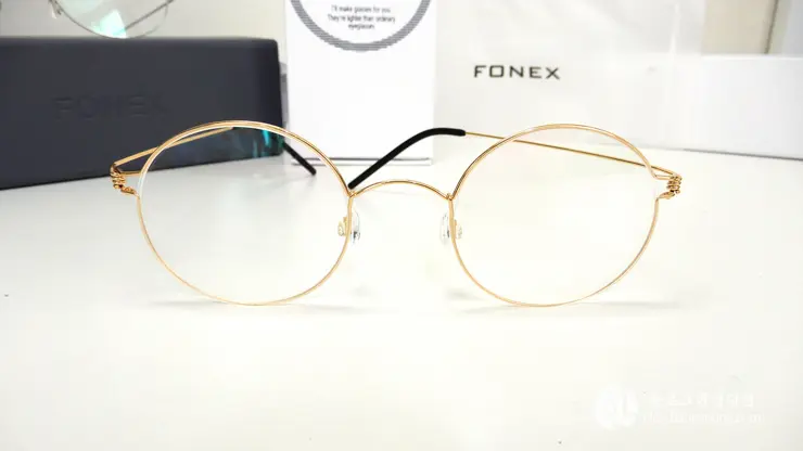 알리익스프레스 Fonex 포넥스 안경테 은테 금테 후기, 린드버그st 문재인 대통령 안경테