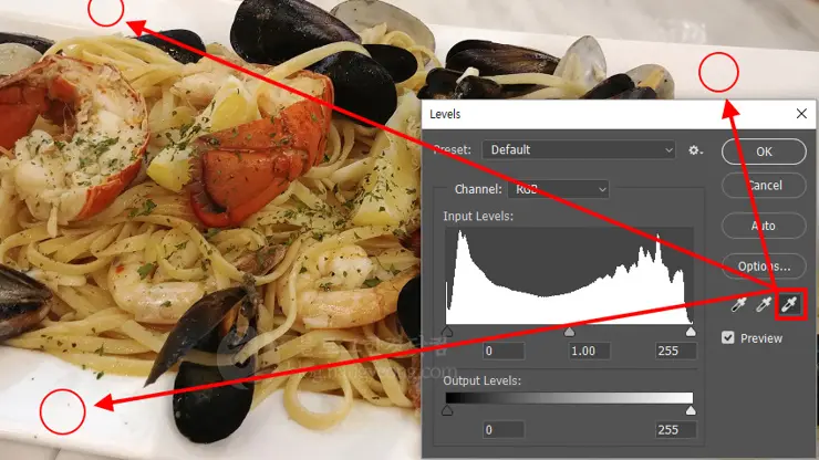스마트폰으로 찍은 사진 포토샵으로 화이트밸런스 조절하기