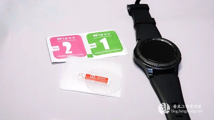 Gear S3 Frontier 기어 s3 프론티어, 알리익스프레스 스틸 매쉬 자석 밴드와 강화유리 구매 후기