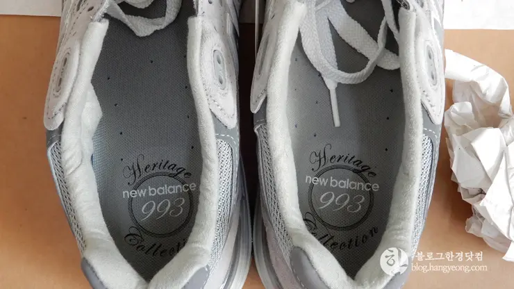 뉴발란스 993 발 편한 운동화의 대명사 New balance 993, Made in USA, M993GL 8.5 B
