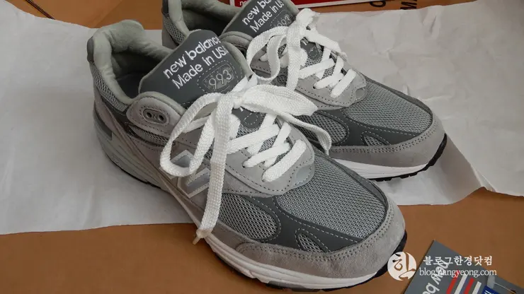 뉴발란스 993 발 편한 운동화의 대명사 New balance 993, Made in USA, M993GL 8.5 B