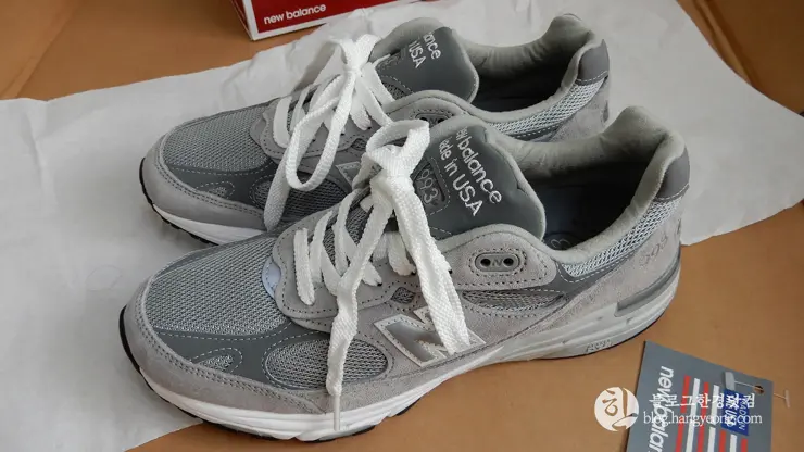 뉴발란스 993 발 편한 운동화의 대명사 New balance 993, Made in USA, M993GL 8.5 B