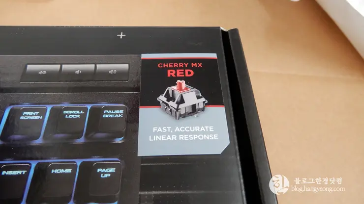 커세어 체리 적축 무선 기계식 K63 키보드 CORSAIR K63 Wireless Special Edition Mechanical Gaming Keyboard